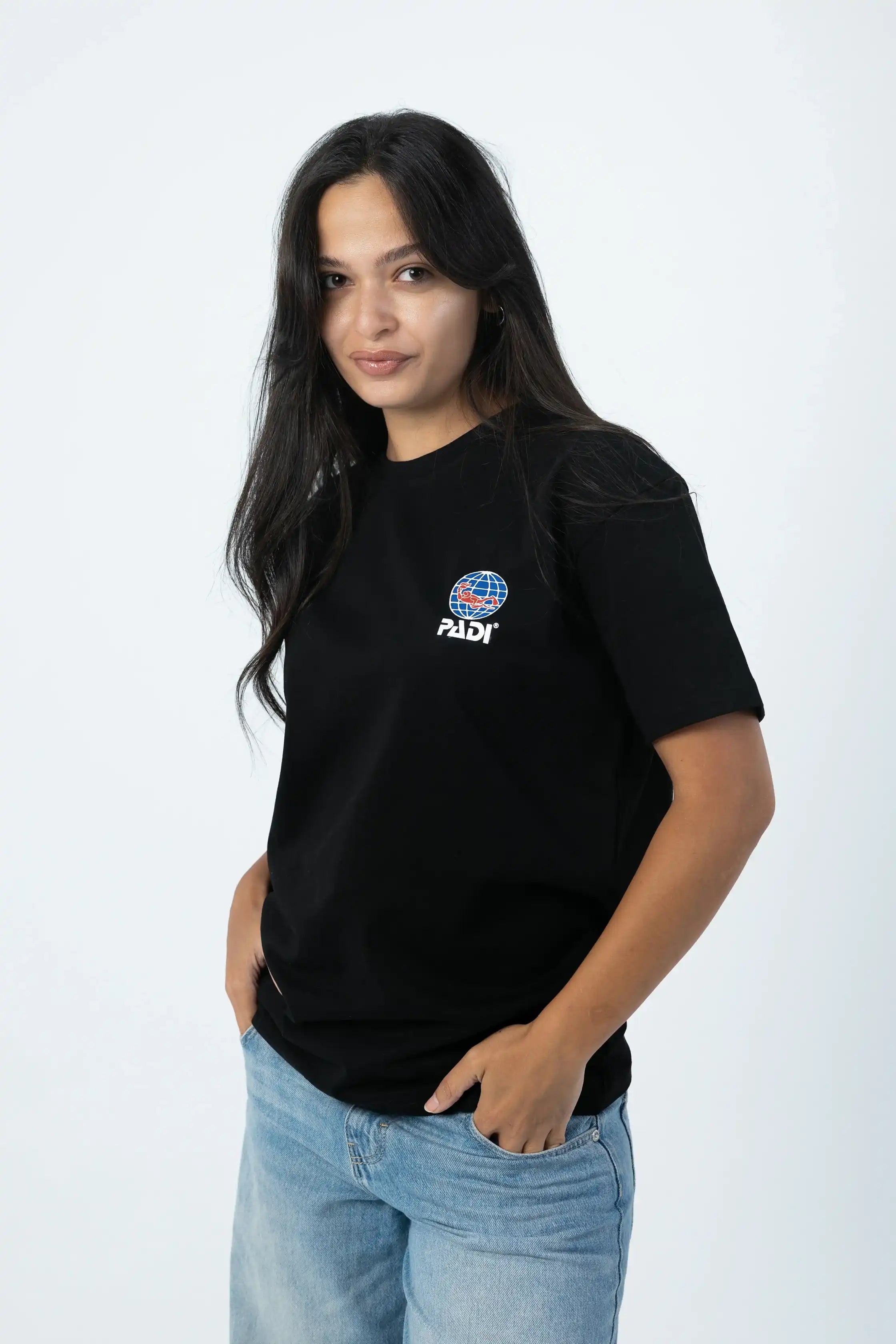 PADI “Evolution Of Scuba Diver” T-Shirt – Black