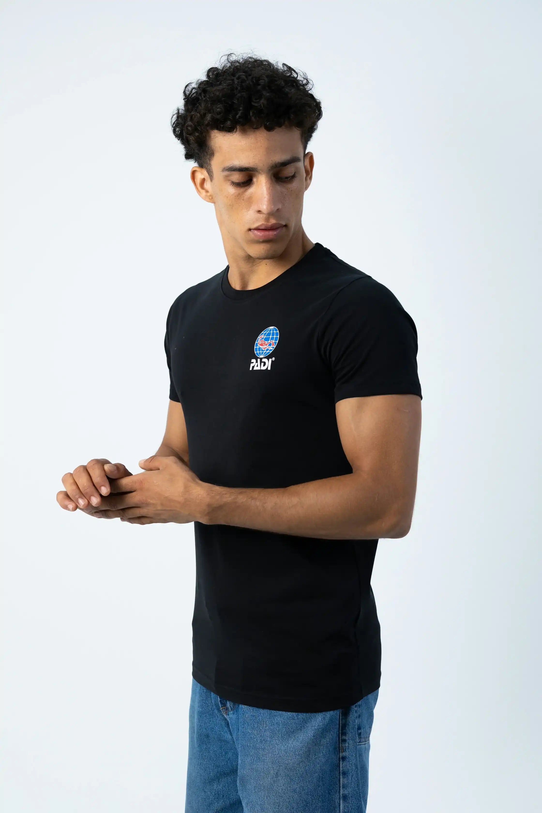 PADI “Evolution Of Scuba Diver” T-Shirt – Black