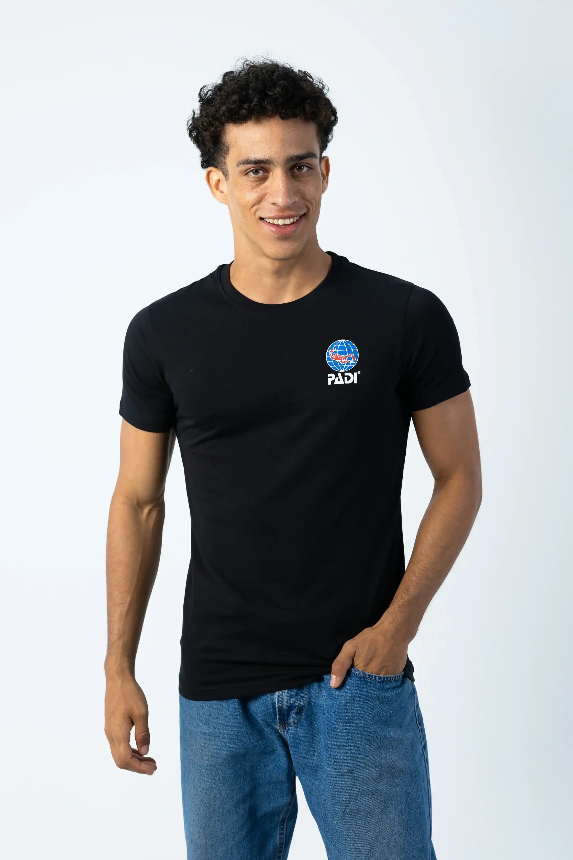 PADI “Evolution Of Scuba Diver” T-Shirt – Black