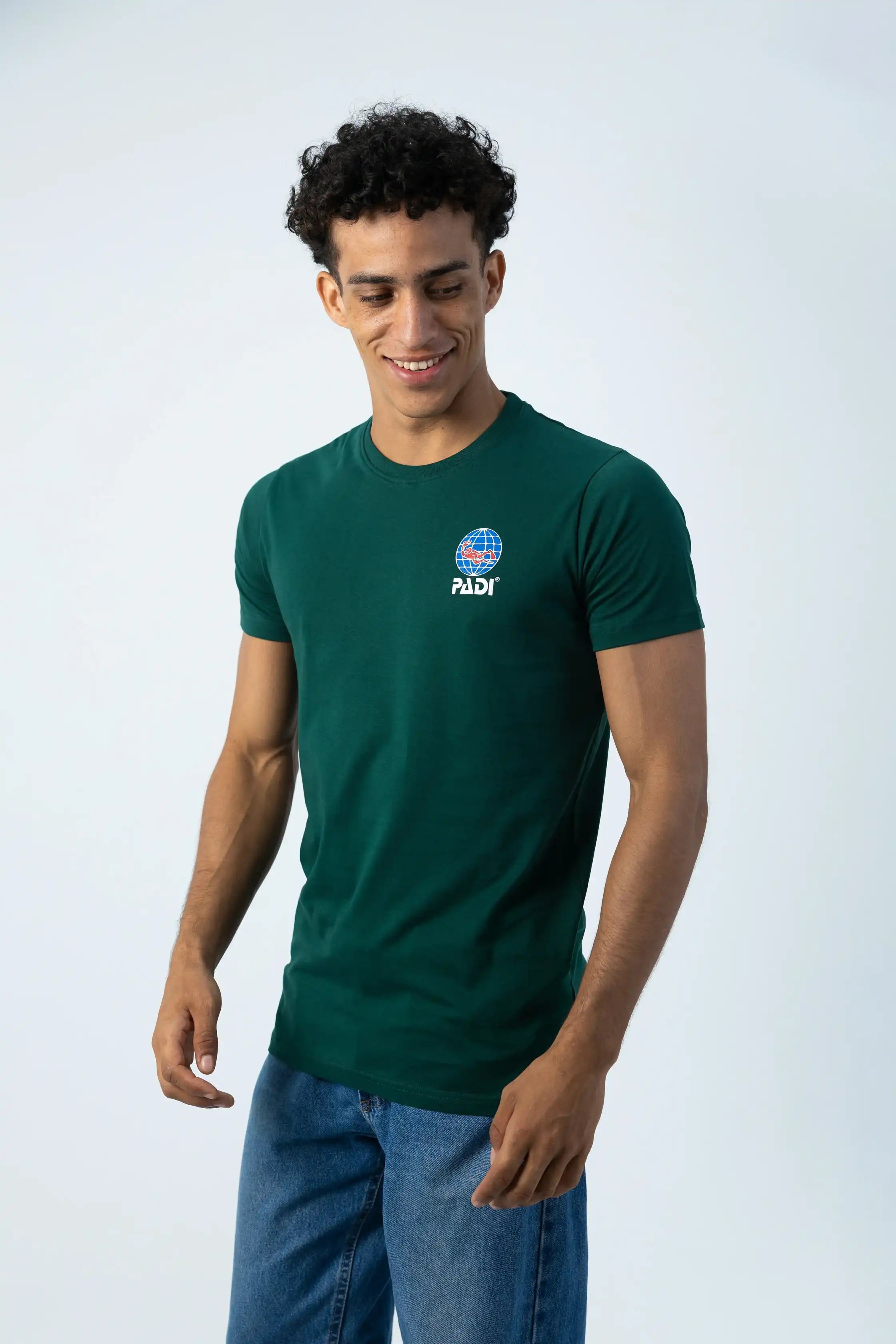 PADI “Evolution Of Scuba Diver” T-Shirt – Green
