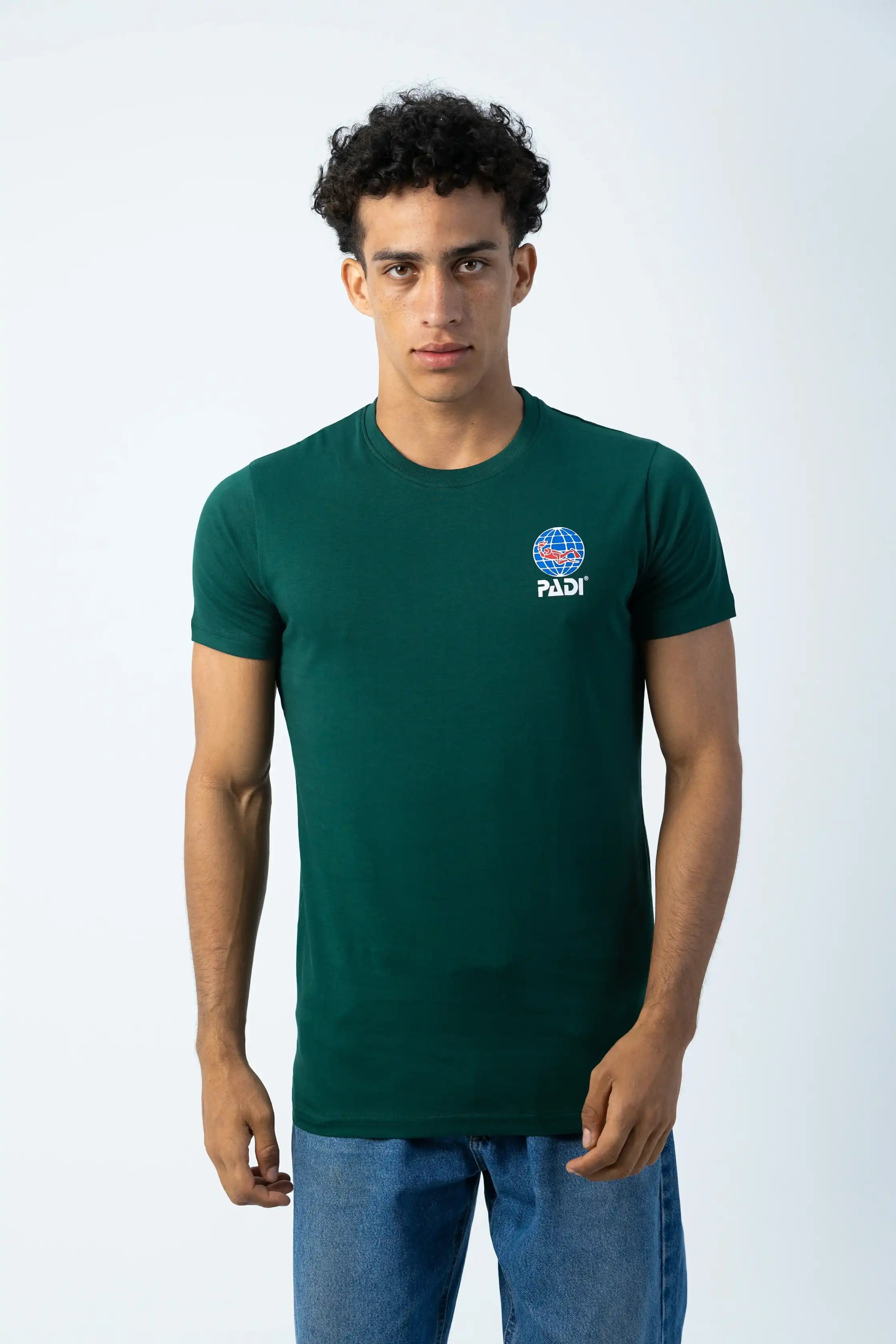 PADI “Evolution Of Scuba Diver” T-Shirt – Green