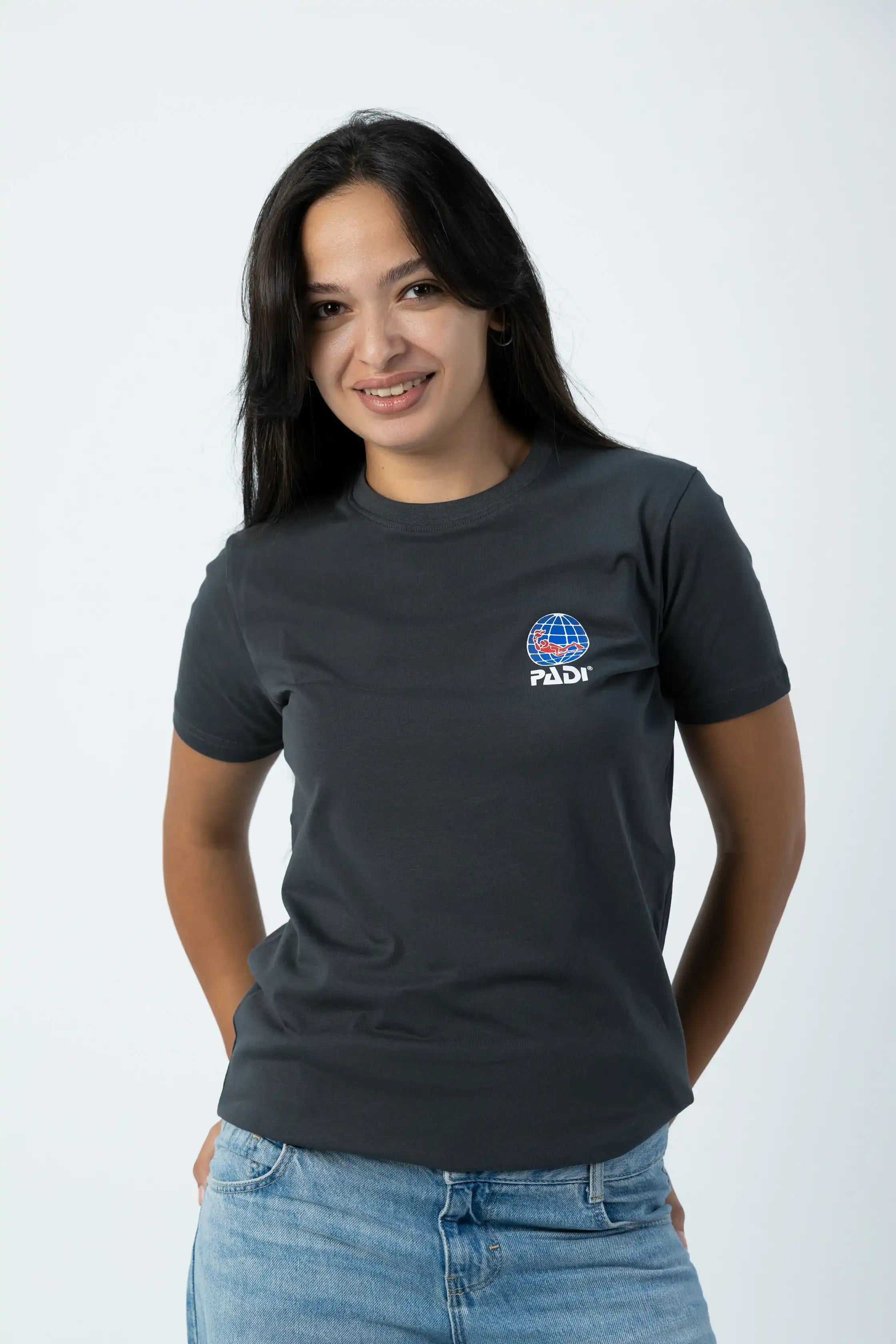PADI “Evolution Of Scuba Diver” T-Shirt – Silver