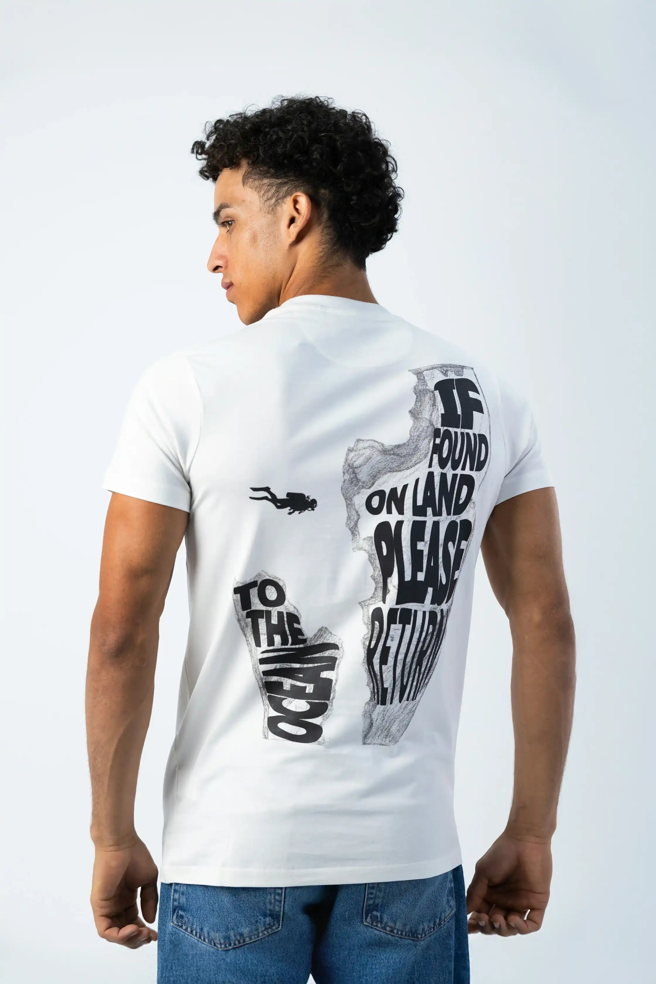 PADI Graphic “Nabel” T-Shirt - Off White