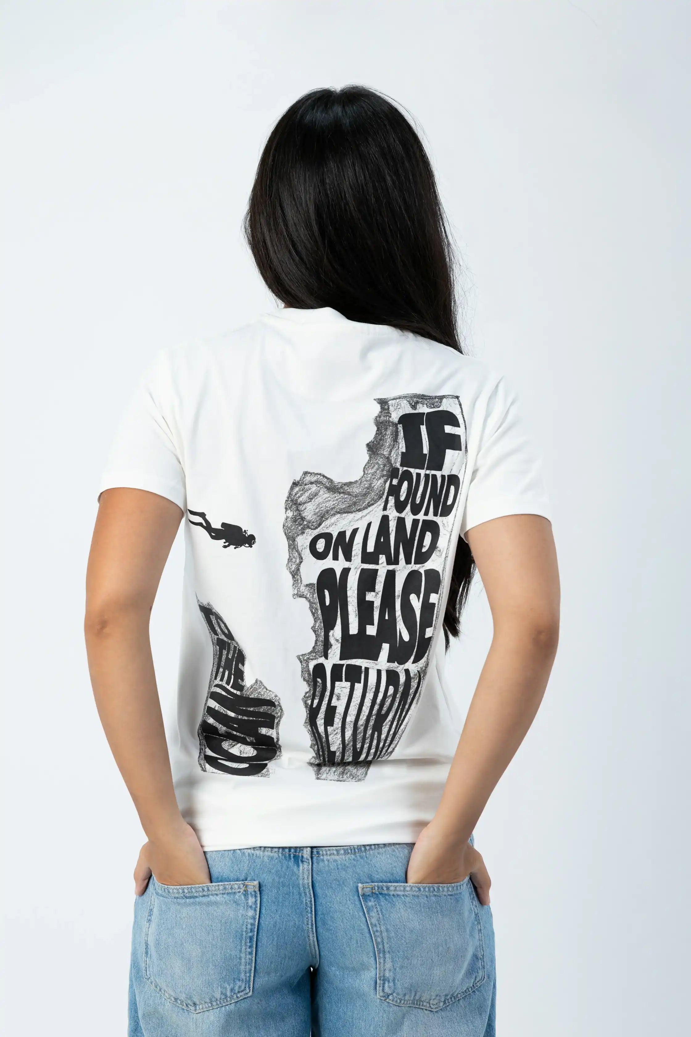 PADI Graphic “Nabel” T-Shirt - Off White