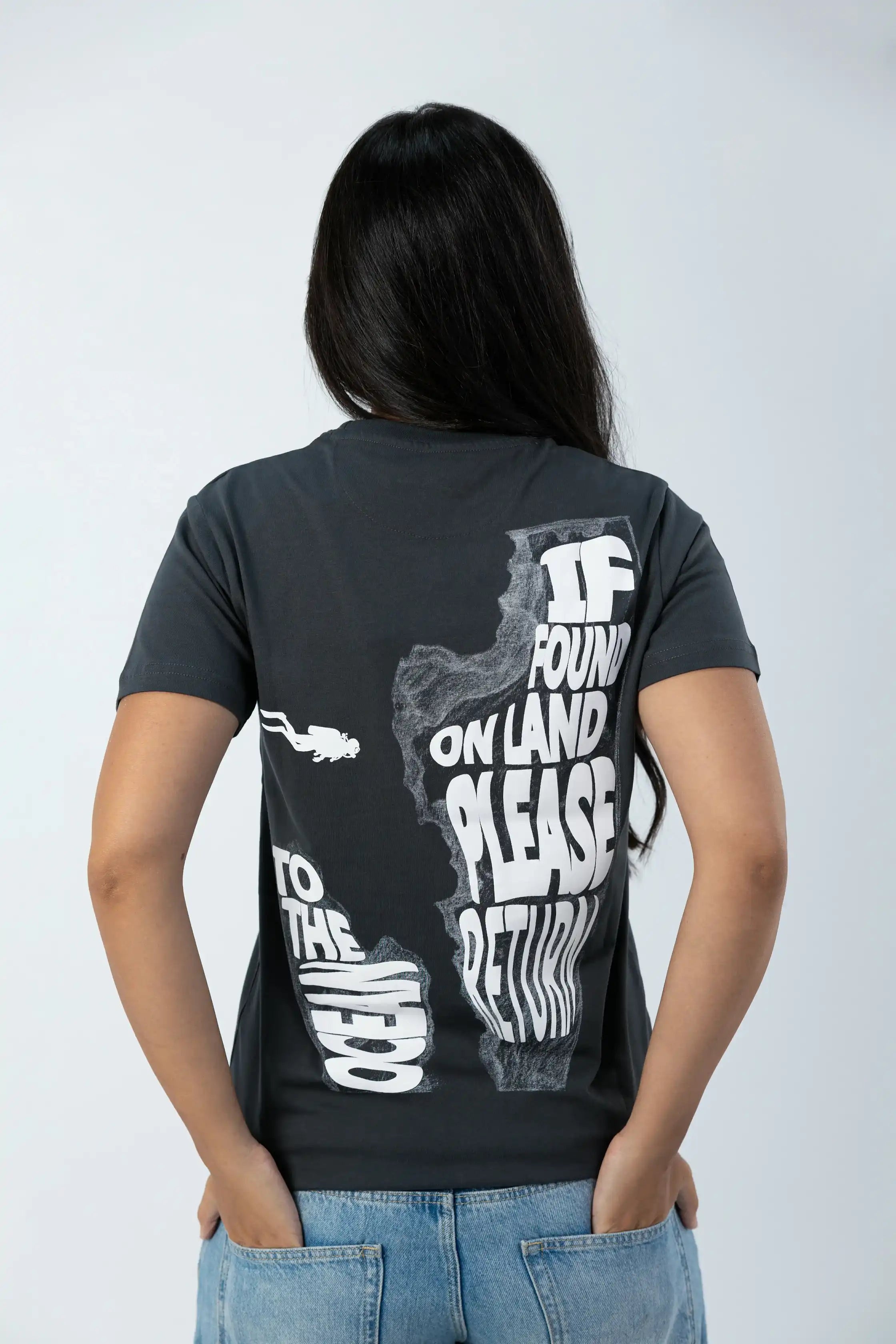 PADI Graphic “Nabel” T-Shirt – Silver