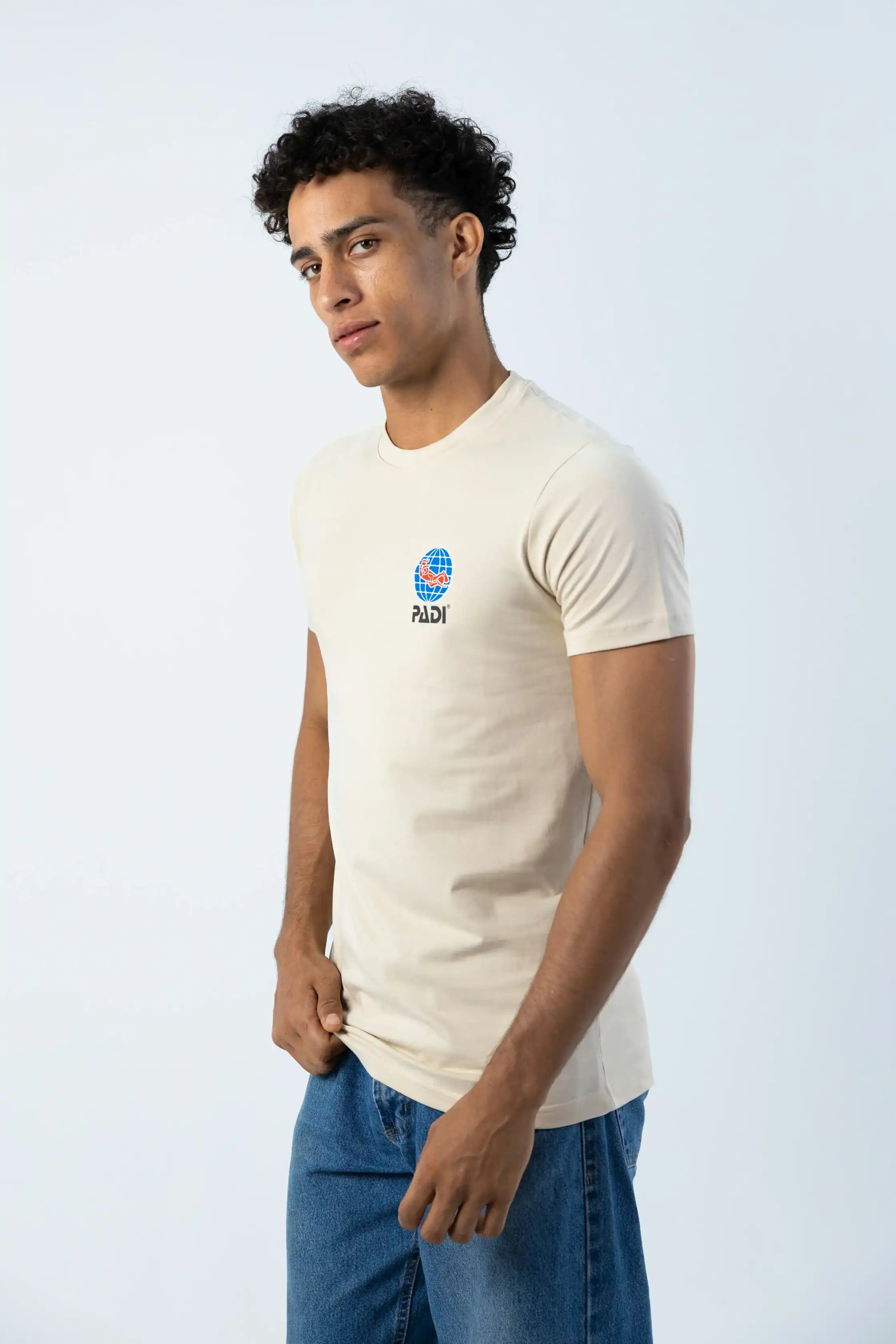 PADI Graphic “Nabel” T-Shirt – Beige
