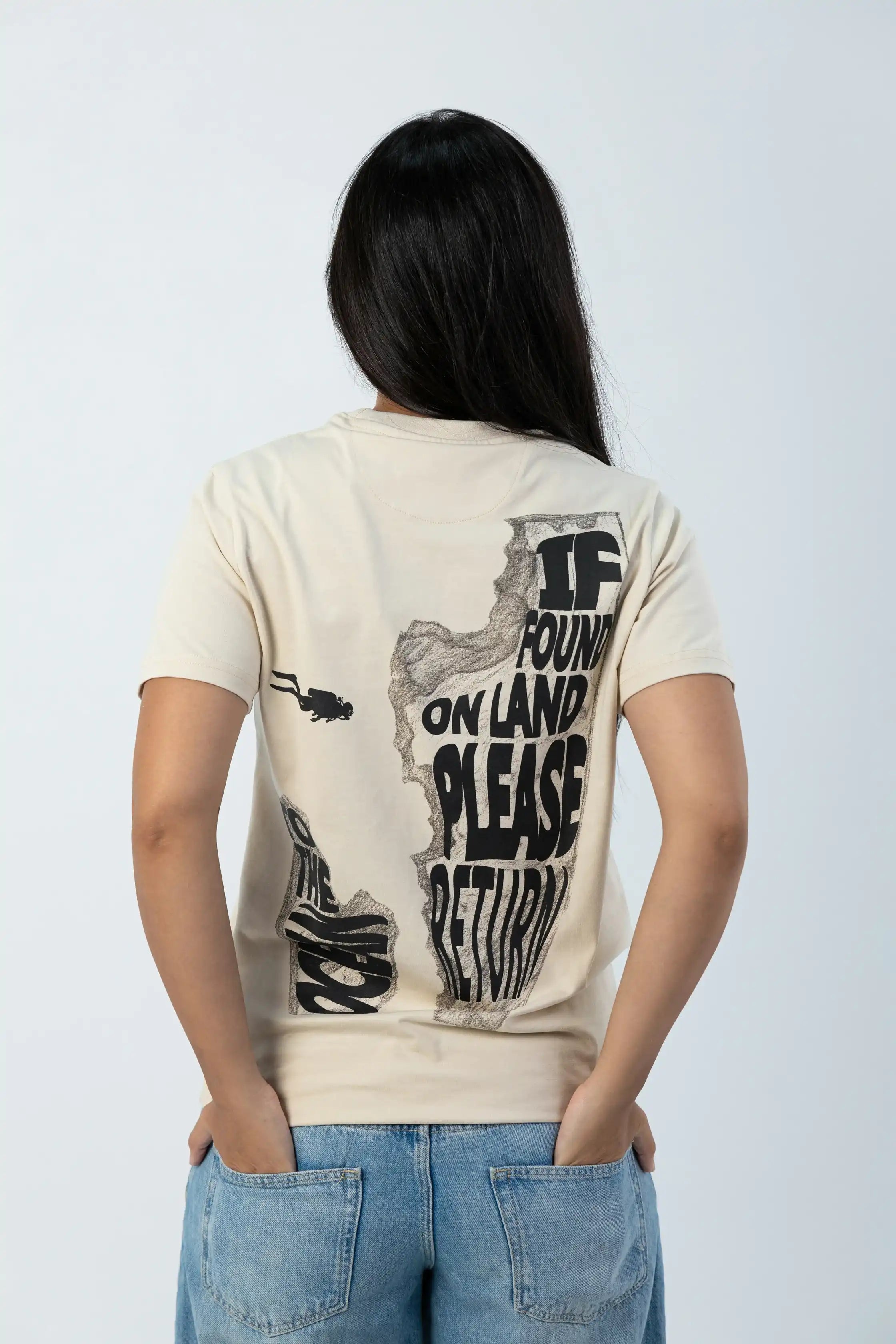 PADI Graphic “Nabel” T-Shirt – Beige