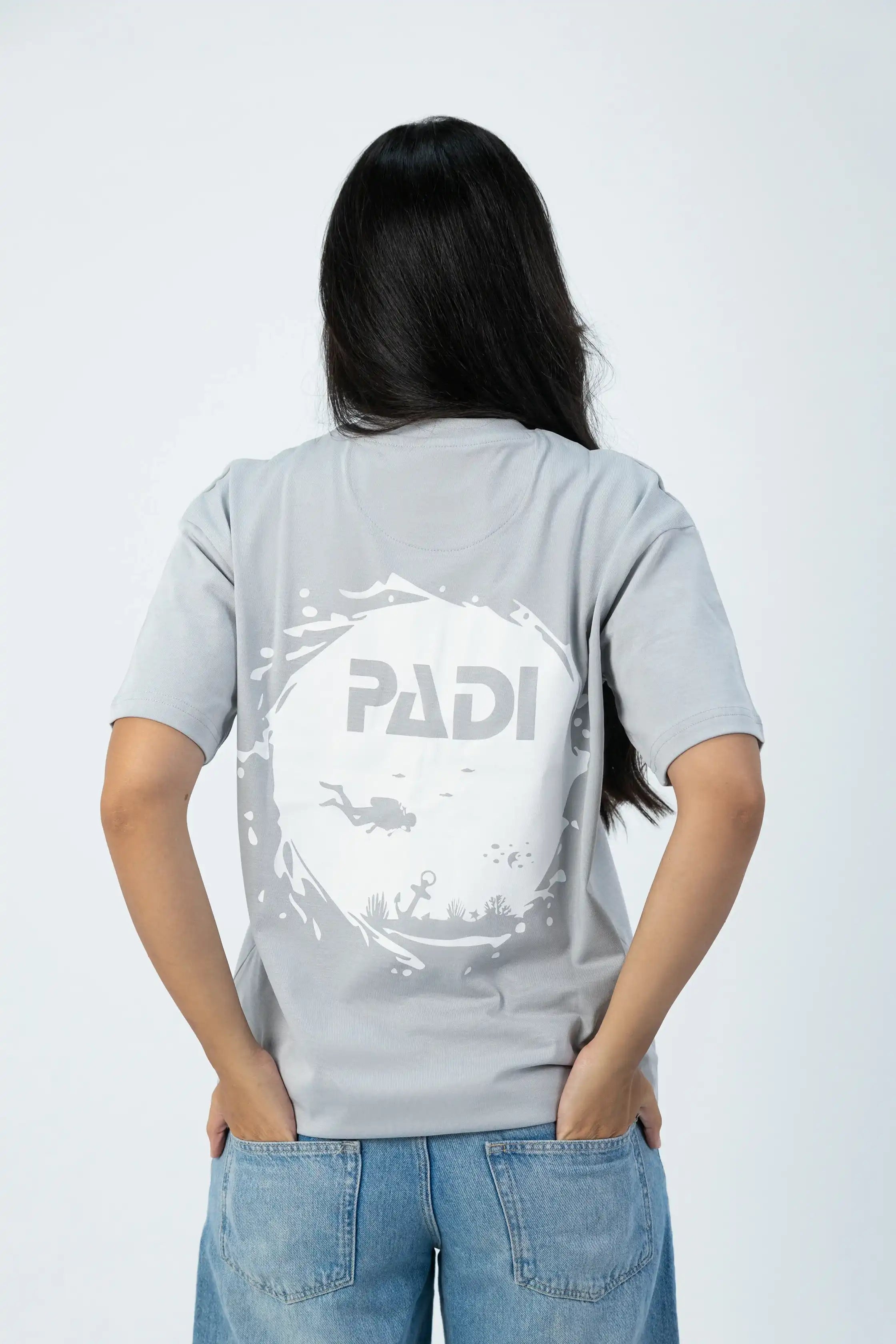 PADI Graphic “Nabel2” T-Shirt – Silver