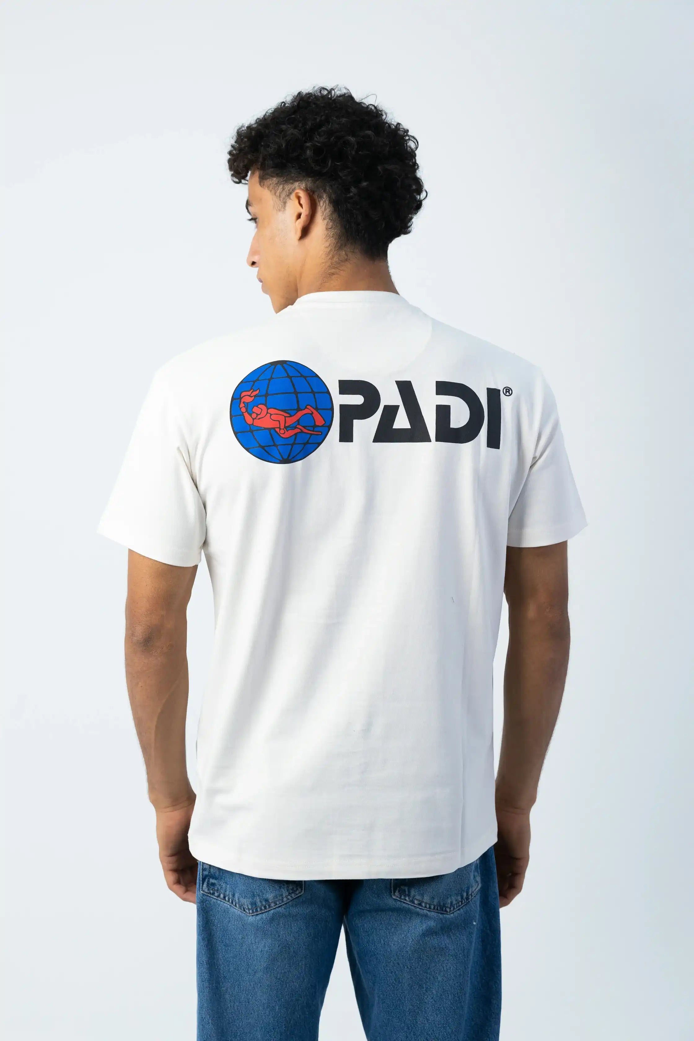 PADI Dive Classic  Logo T-Shirt – Off White