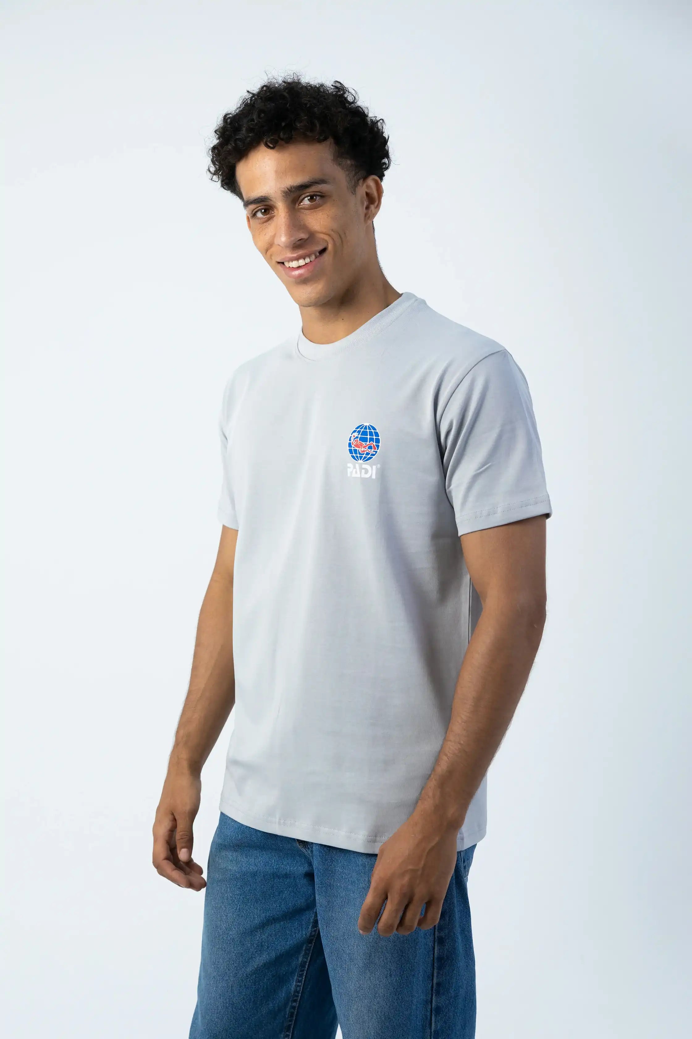 PADI Dive Classic  Logo T-Shirt – Silver