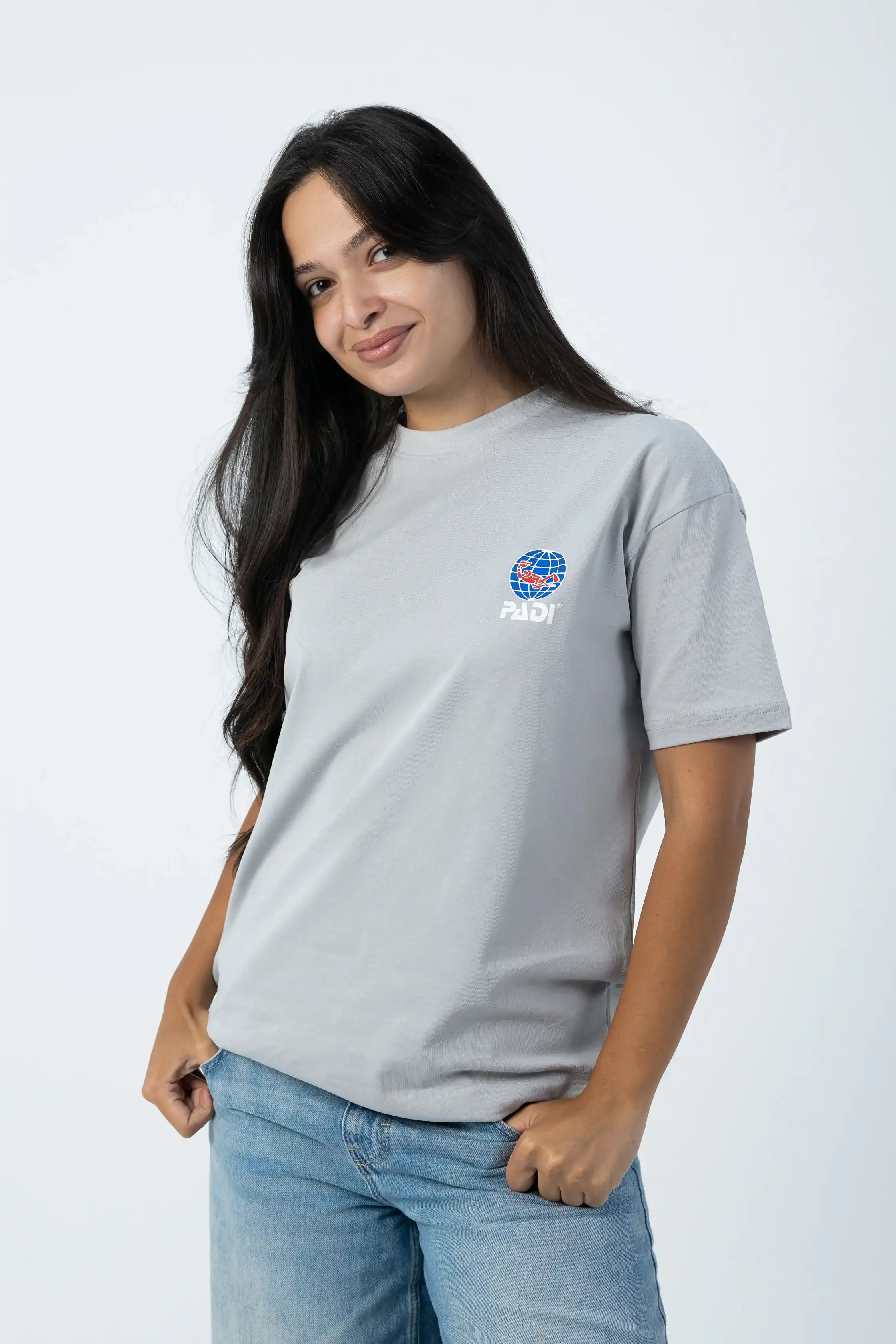 PADI Dive Classic  Logo T-Shirt – Silver
