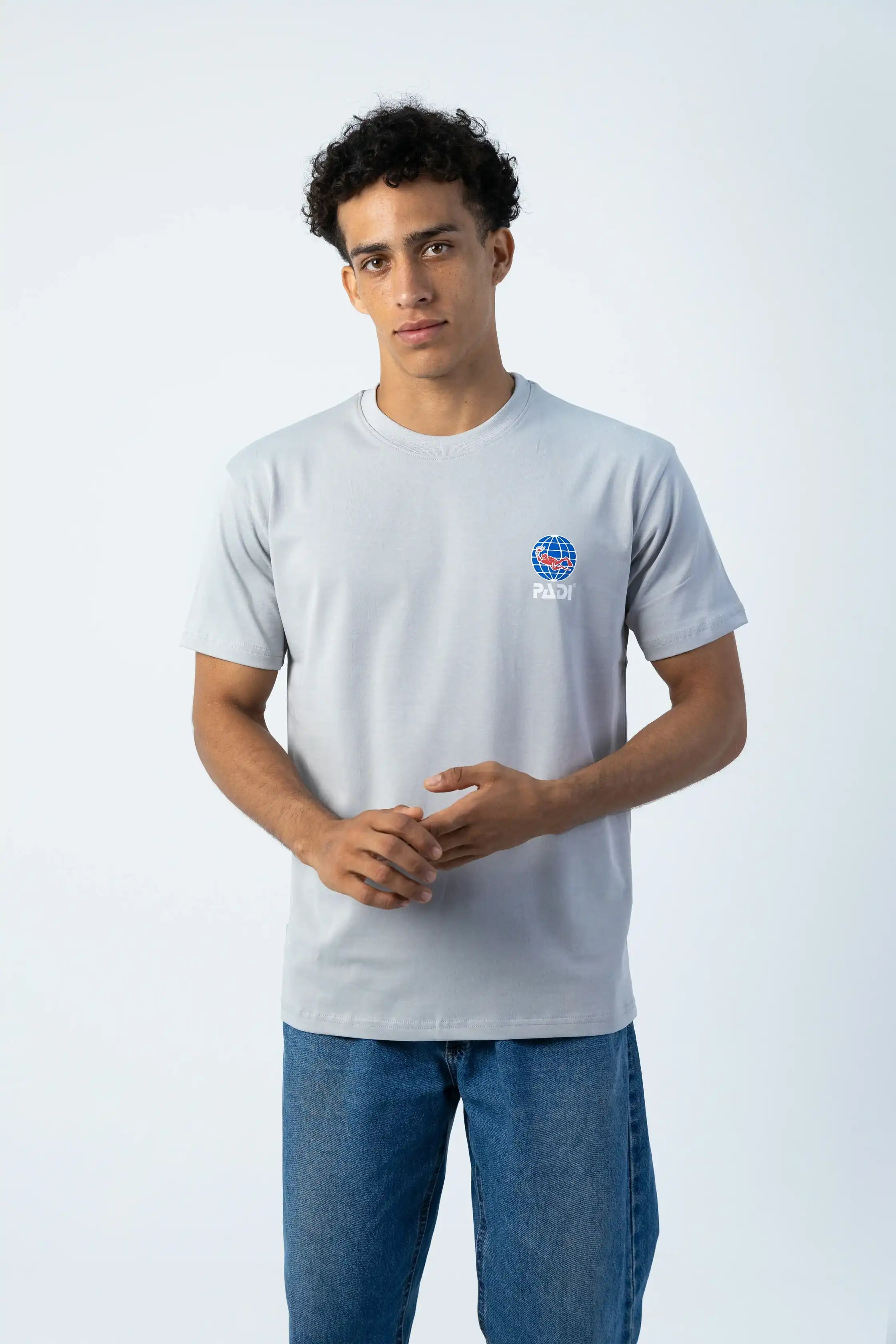 PADI Dive Classic  Logo T-Shirt – Silver