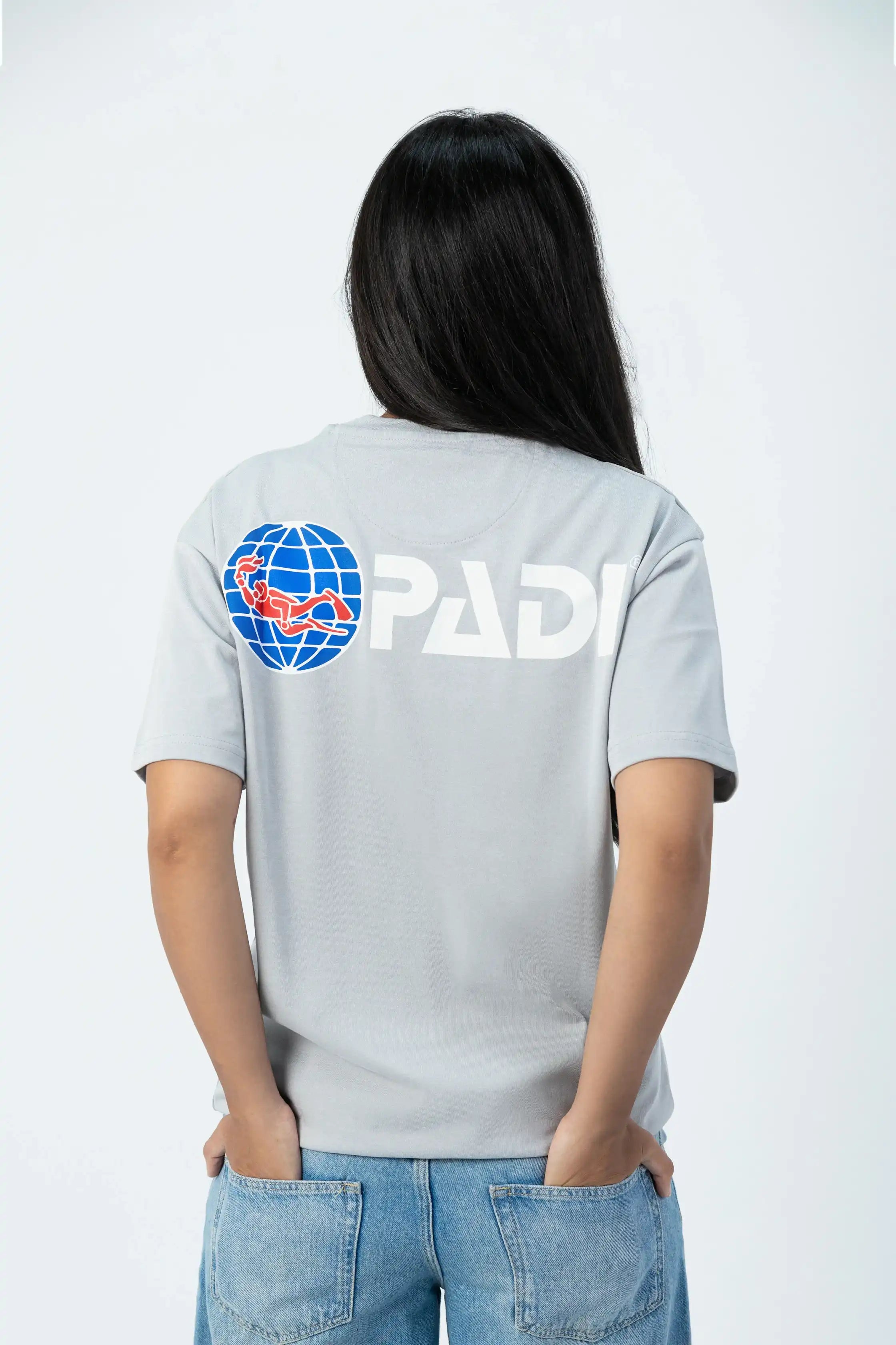 PADI Dive Classic  Logo T-Shirt – Silver