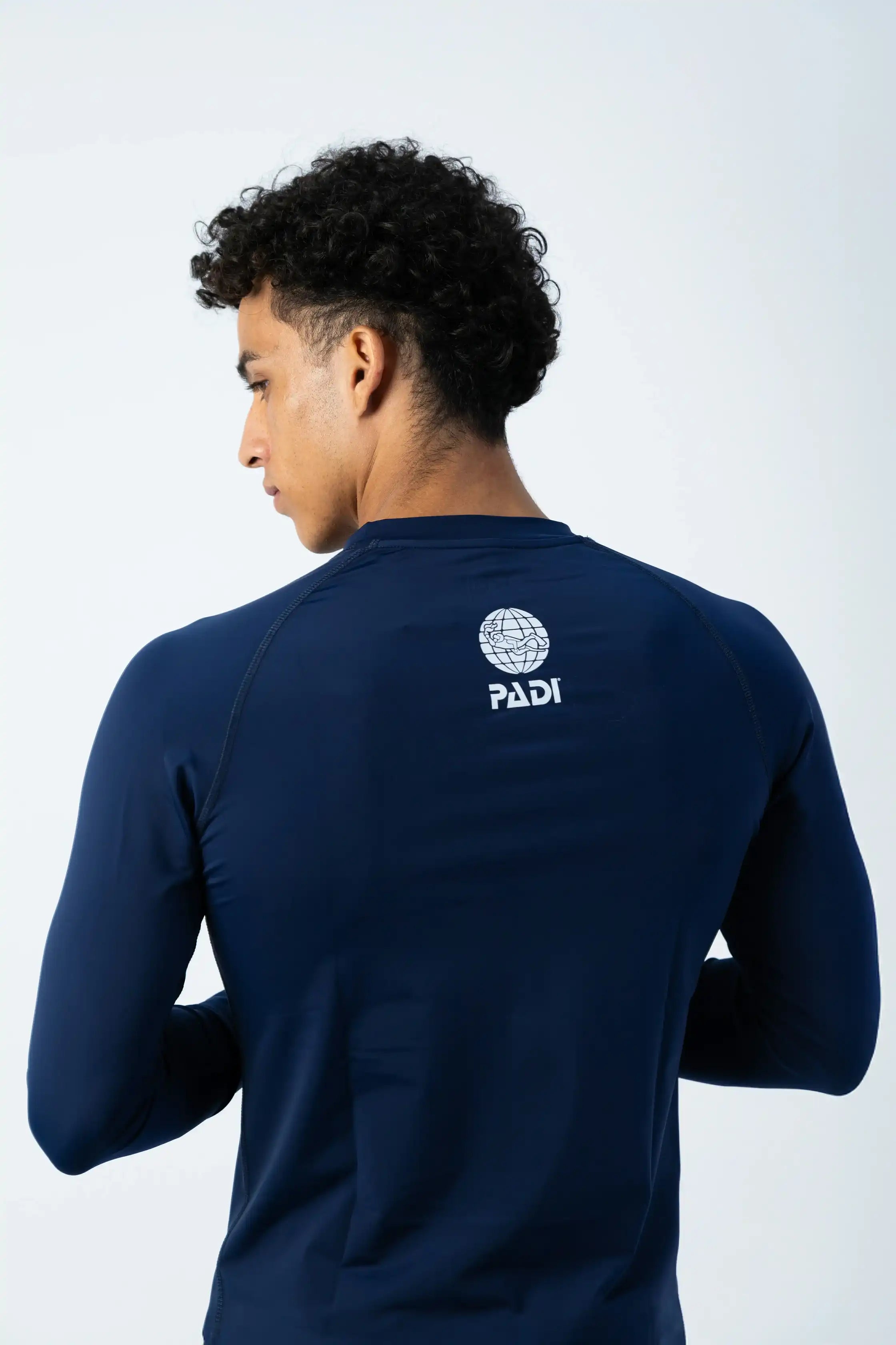 PADI Long-Sleeve UV Protection Rashguard – Navy