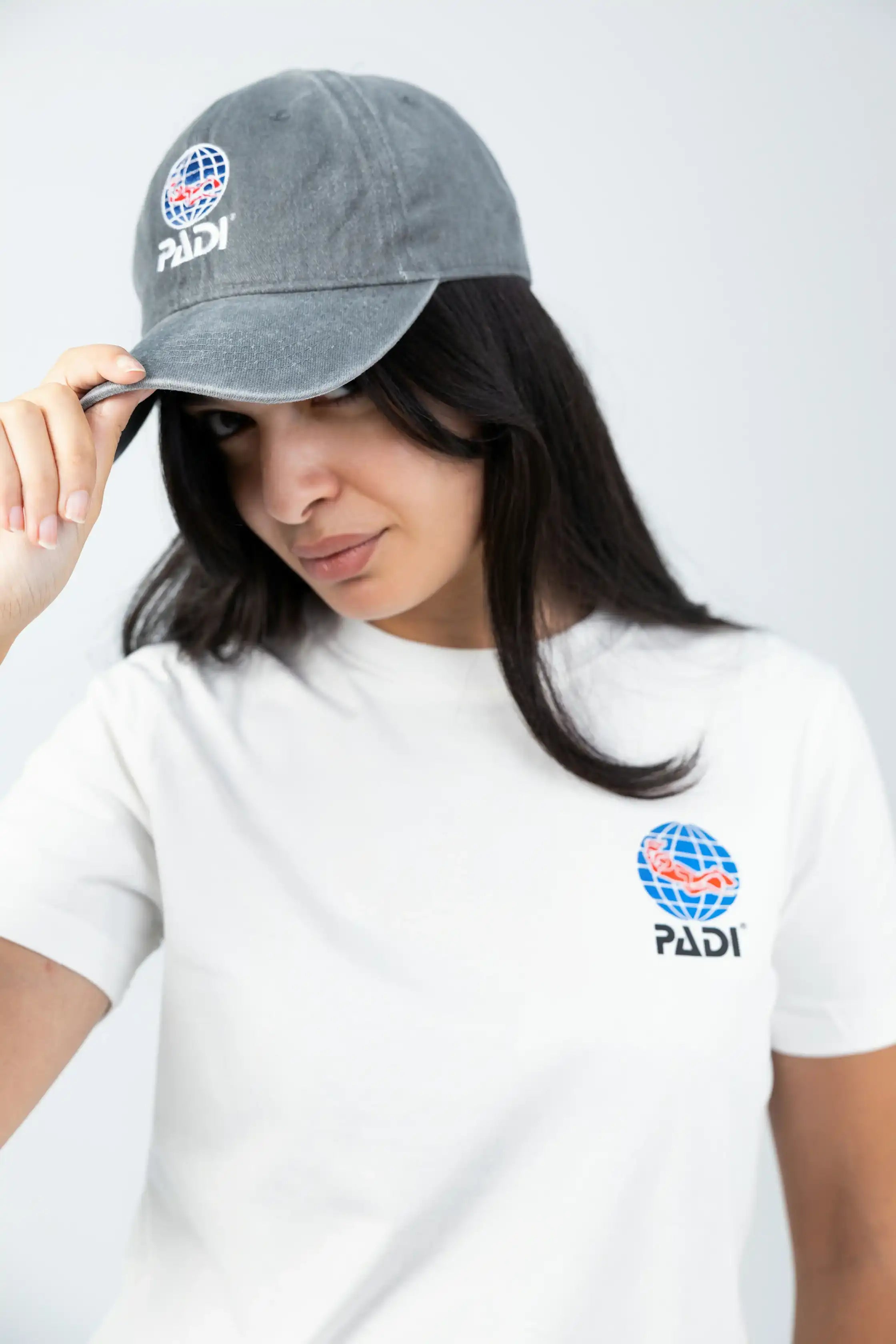PADI Logo Cap – Grey