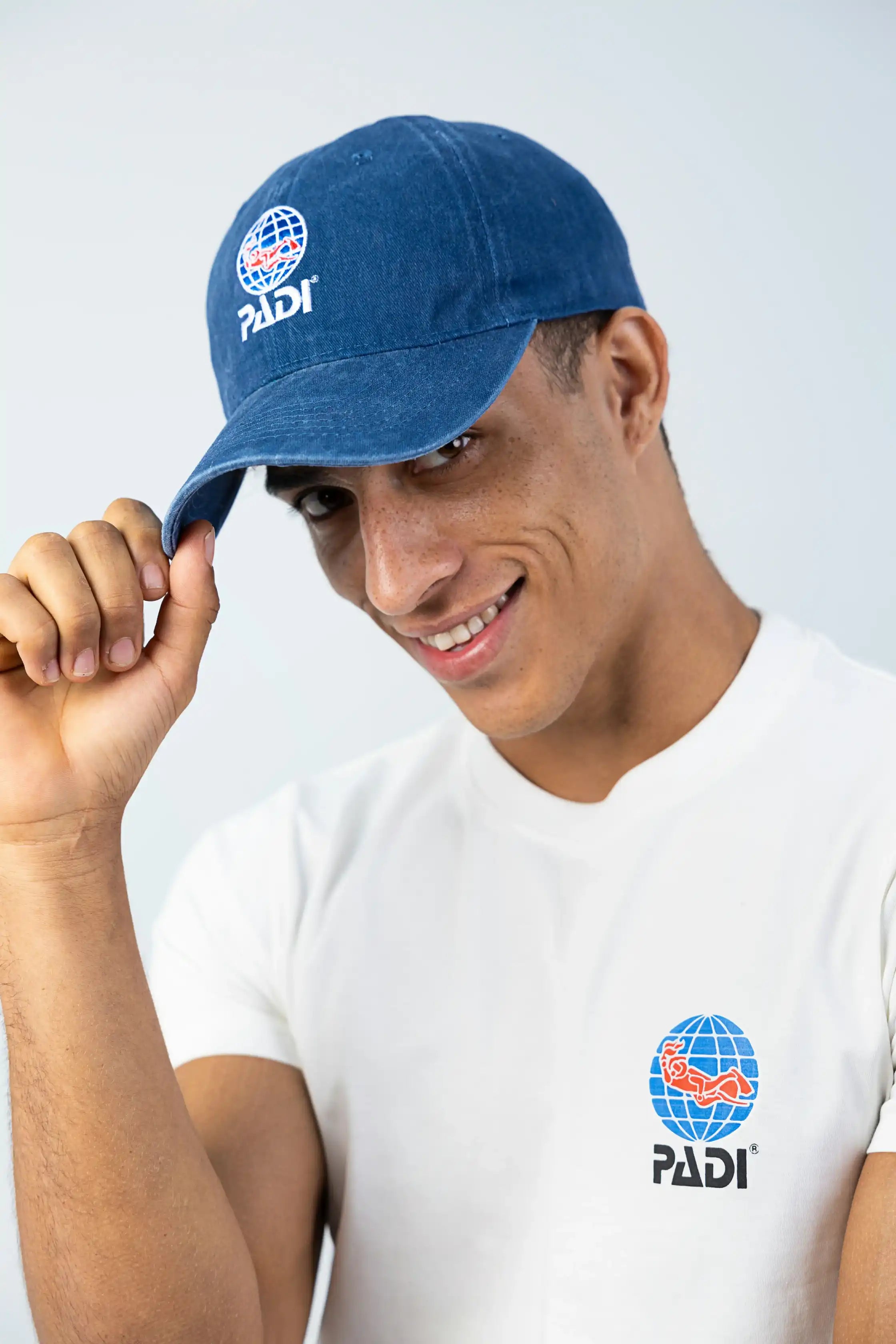 PADI Logo Cap – Washed Navy